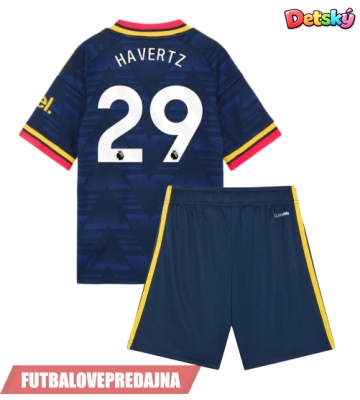 Lacne Dětský Futbalové dres Arsenal Kai Havertz #29 2026-27 Krátky Rukáv - Preč (+ trenírky)